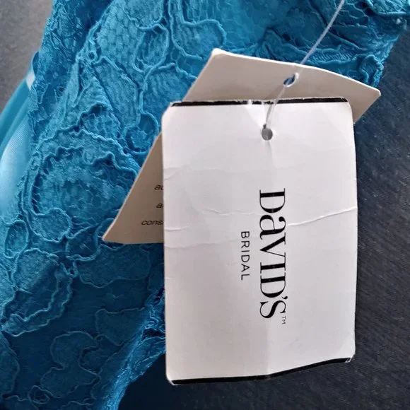 New David's Bridal One Shoulder Dress - Picture 5 of 9